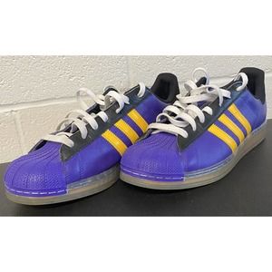 Adidas Superstar Men's 13 Purple/Yellow Clear/yellow soles ART# G95889